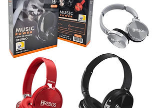 FONE DE OUVIDO HS-95 HREBOS MUSIC POWER