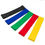 Miniatura: 5PCS/SET RESISTANCE BAND FITNESS 6LEVELS LATEX GYM STRENGTH TRAINING RUBBER LOOP