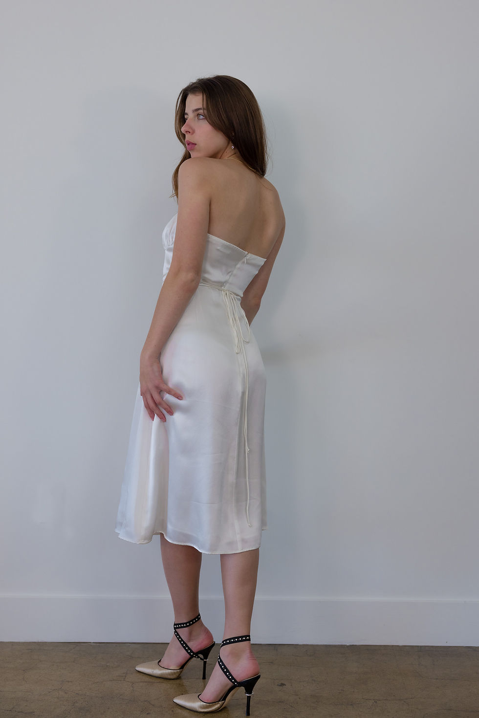 Thumbnail: Wrap Around Me Silk Dress