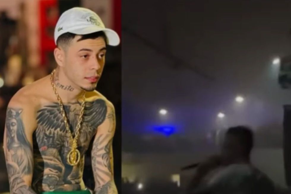 Show do MC Tuto é interrompido após confusão generalizada.