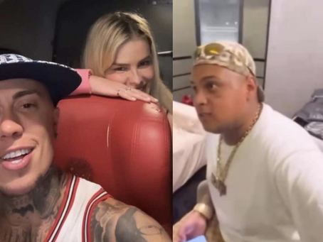 Mc Daniel revela para MC Daniel que Yasmin Brunet tá grávida e olha a reação dele: