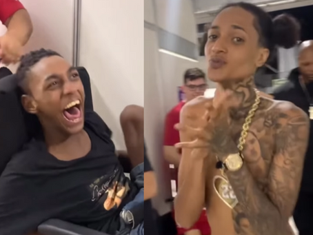 Oruam dá atenção para fã especial e viraliza nas redes sociais. CONFIRA: