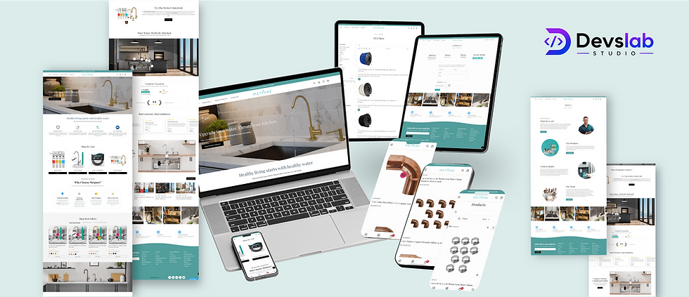 Metpure — Shopify ecommerce development & SEO optimization by Devslab Studio USA