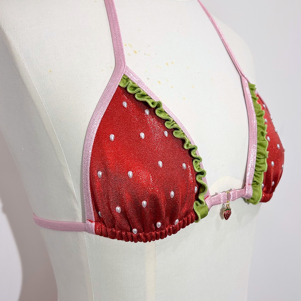 Thumbnail: STRAWBERRY BIKINI TOP