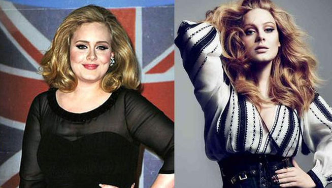 Adele antes y ahora