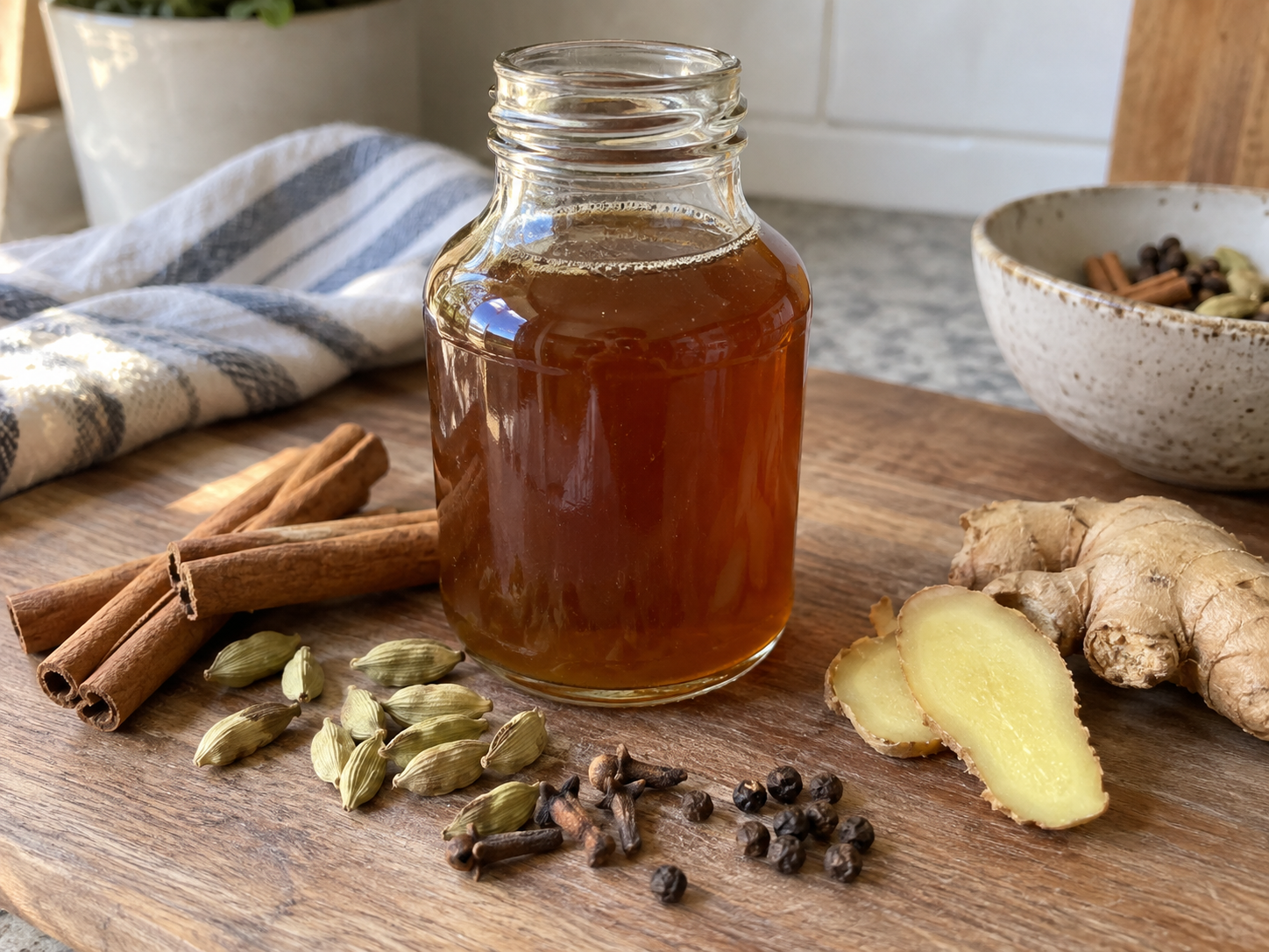Homemade Chai Spice Syrup