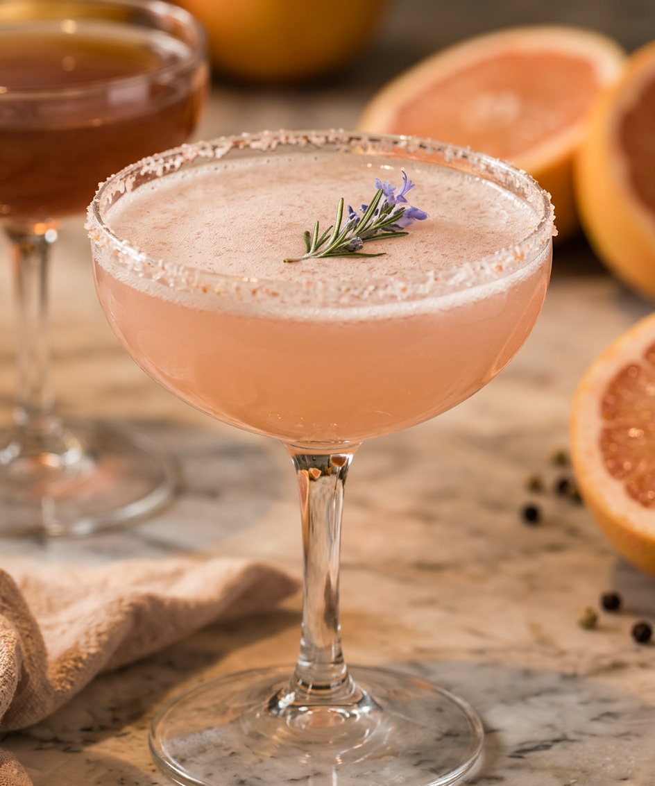 Rosemary Grapefruit Foam — illustrative recipe image