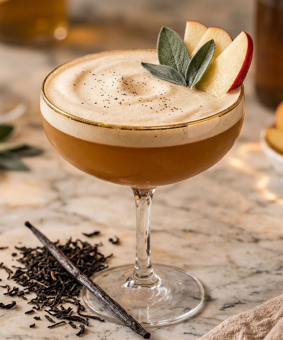 Vanilla Earl Grey Foam — illustrative recipe image