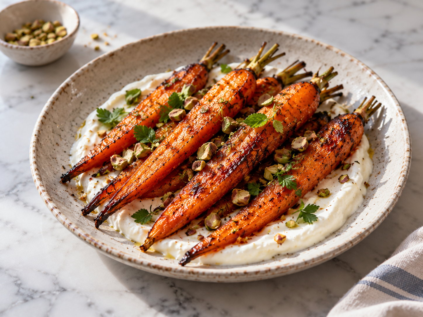 Harissa Honey Roasted Carrots
