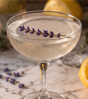Lavender Earl Grey Gin Fizz