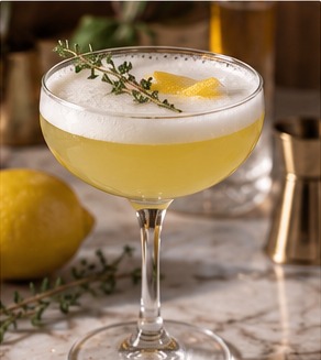 Olive Oil & Lemon Gin Martini