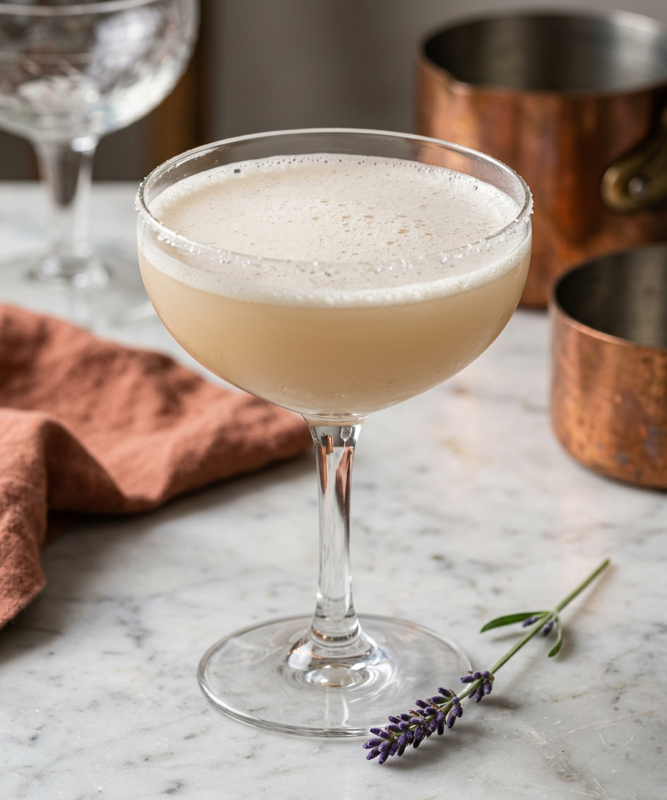 Lavender Vanilla Honey Foam — illustrative recipe image