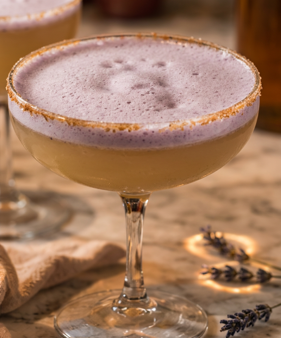Blueberry Lavender Foam — illustrative recipe photo