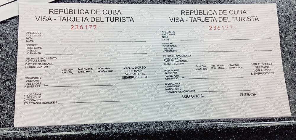 Cuban Visa