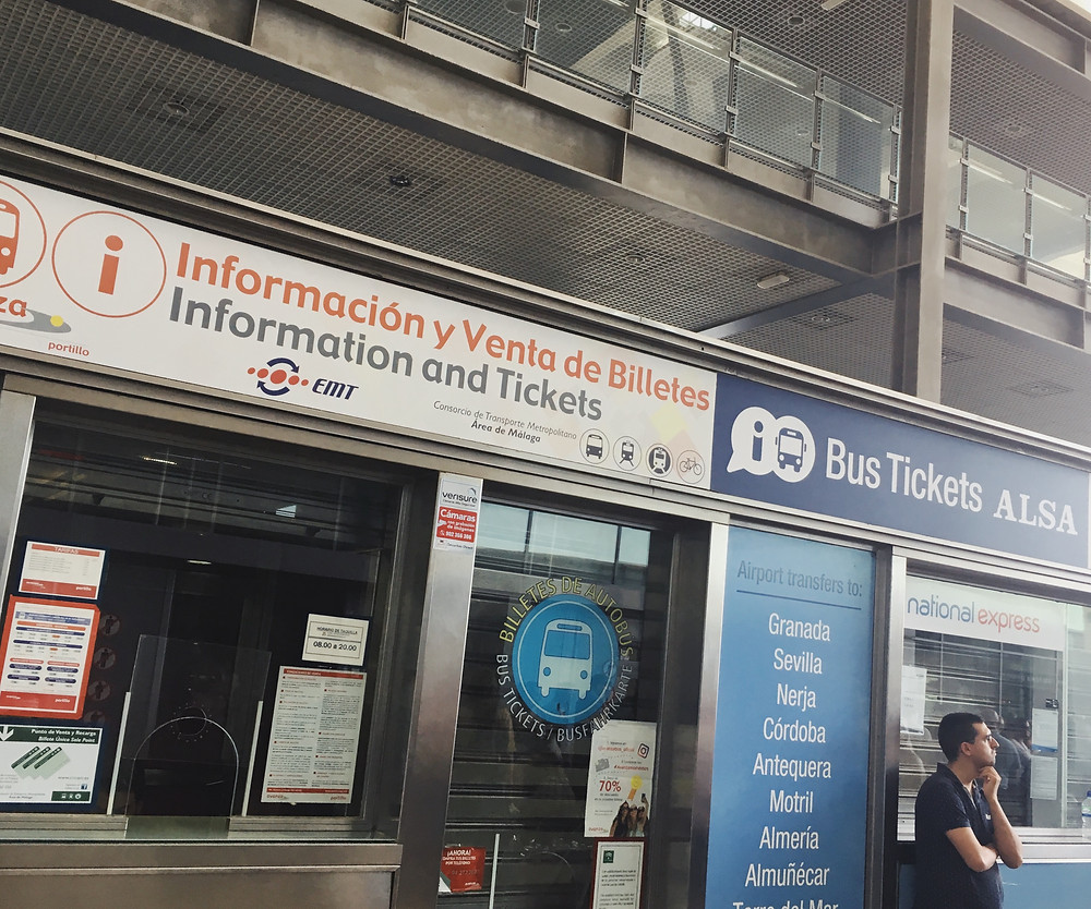 Where to purchase train and bus tickets to the city