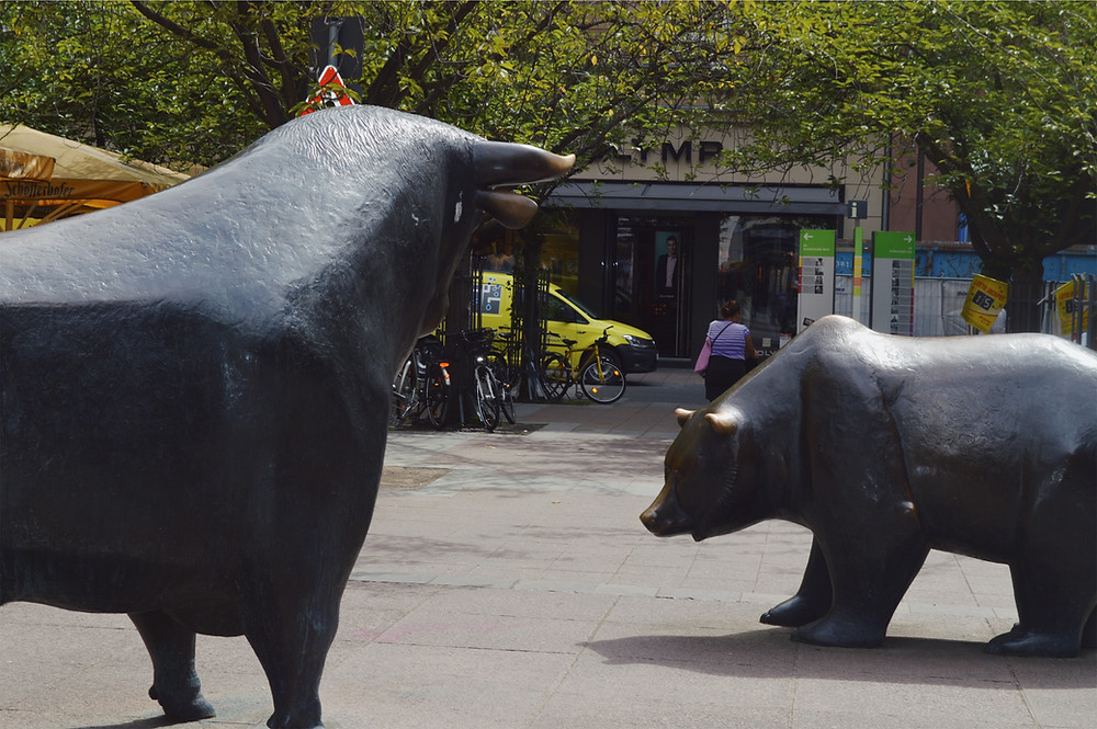 Bear and Bull, Frankfurt Stock exchange