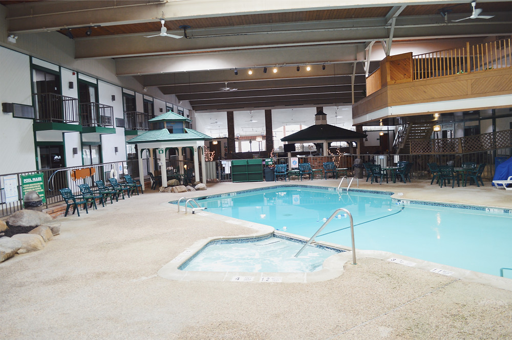 The Quality Inn indoor pool, Lake Placid