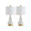 Thumbnail: gold and marble Table Lamp Set