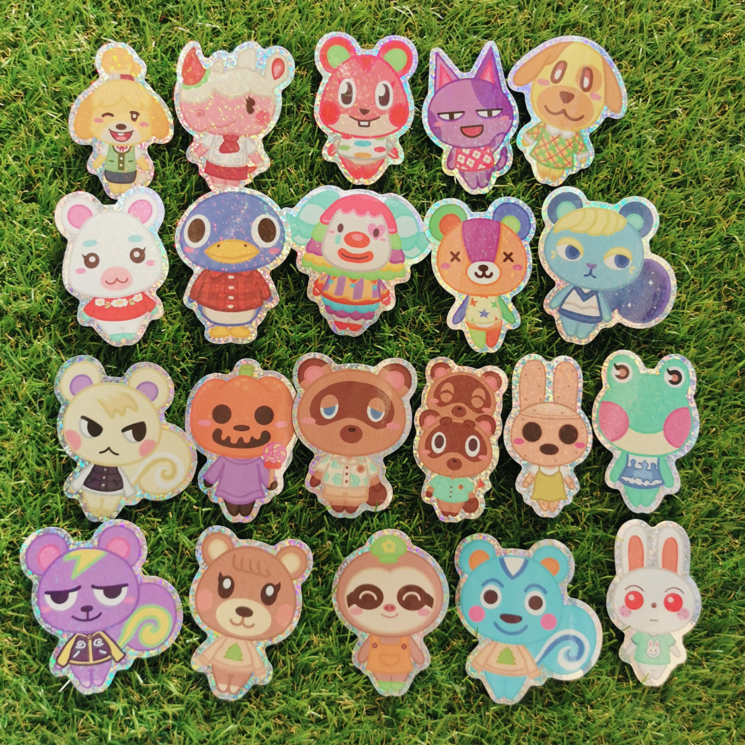 Pegatinas animal crossing cuerpos 