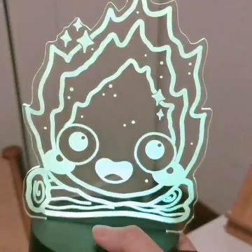 Thumbnail: Lámpara acrílica calcifer