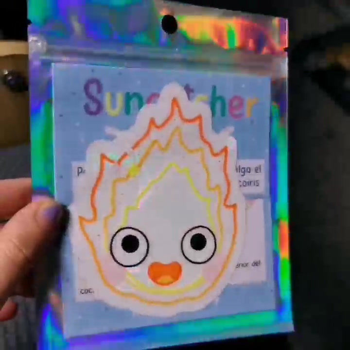 Thumbnail: Pegatina suncatcher Calcifer