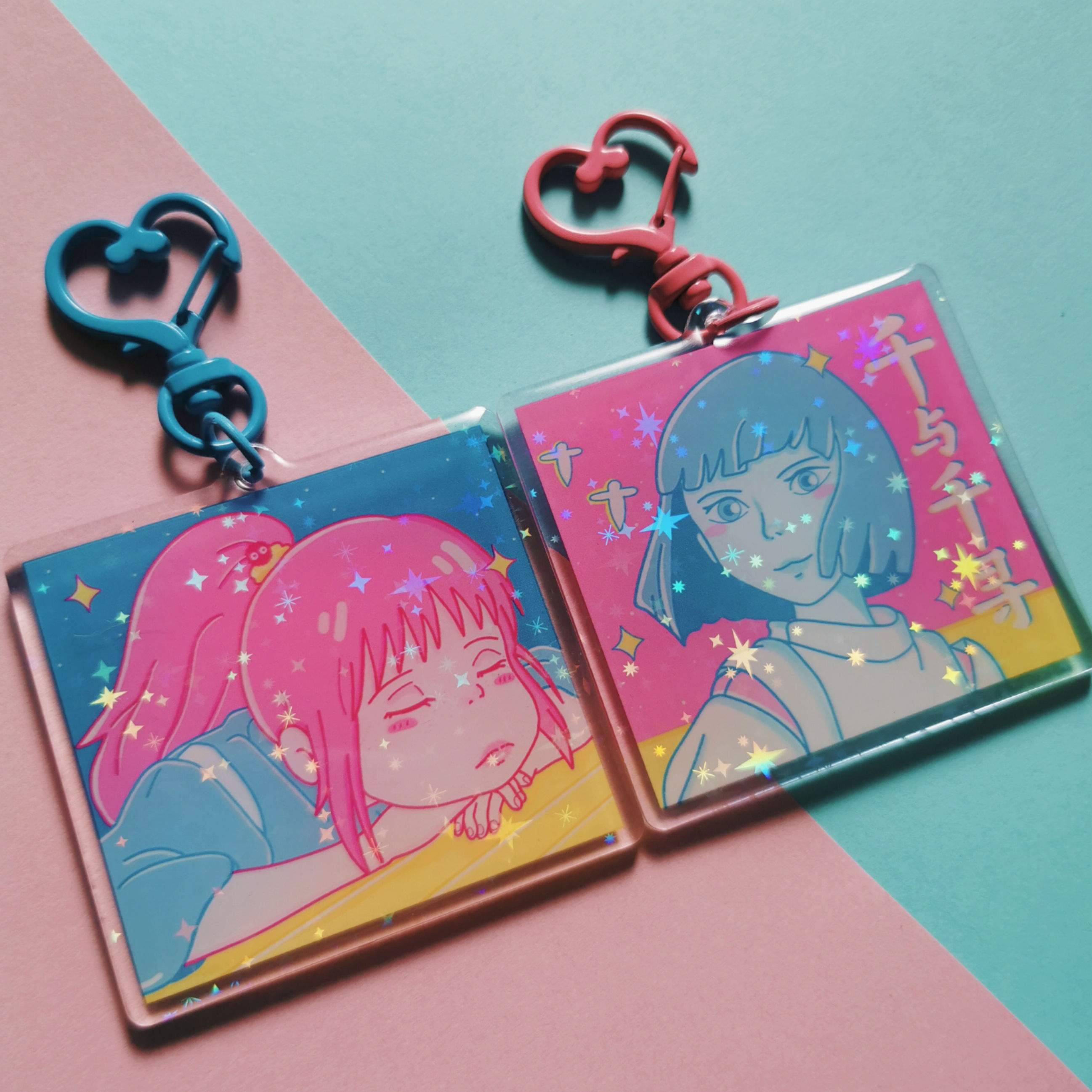 Llaveros chihiro y haku