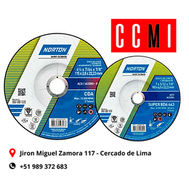 DISCO DE CORTE Y DESBASTE VENTA EN CCMI