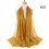 Thumbnail: Authentic Bubble Chiffon Scarf Hijab Wrap Solid Color Muslim Women Scarves