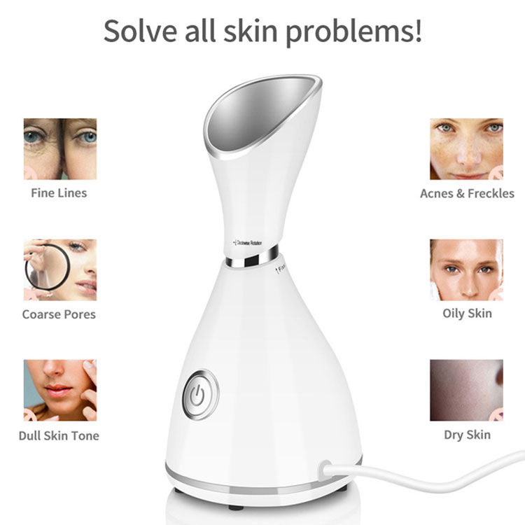 Thumbnail: NanoSteamer Large 3-in-1 Sonic Ozone 10X Penetration Face Sprayer Sauna Unclog