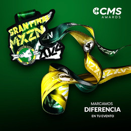 Medalla Metálica Personalizada CMS Awards