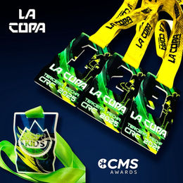 Medalla Acrílica Personalizada CMS Awards