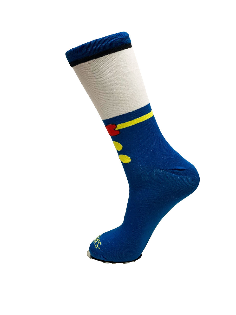 Miniatura: Medias Tishas Altas Donald. Color Azul y Blanco Unisex. 22069