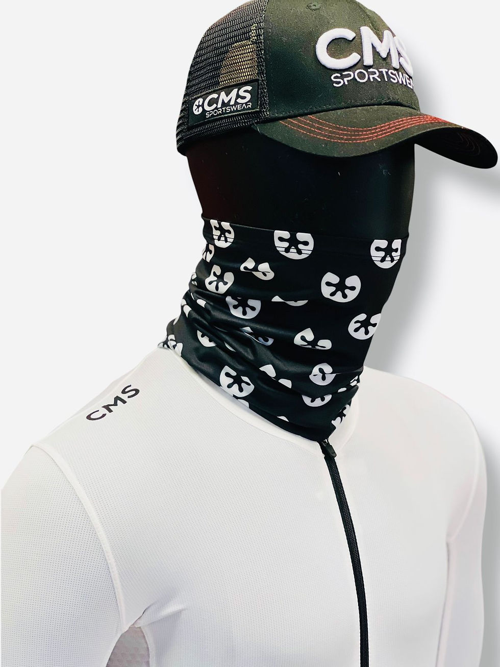Miniatura: Bandana Negro con Blanco Unisex 10003