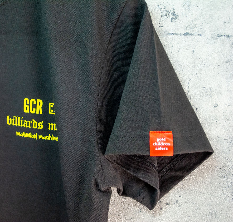 サムネイル： GCR Tシャツ　ブラック＆イエロー