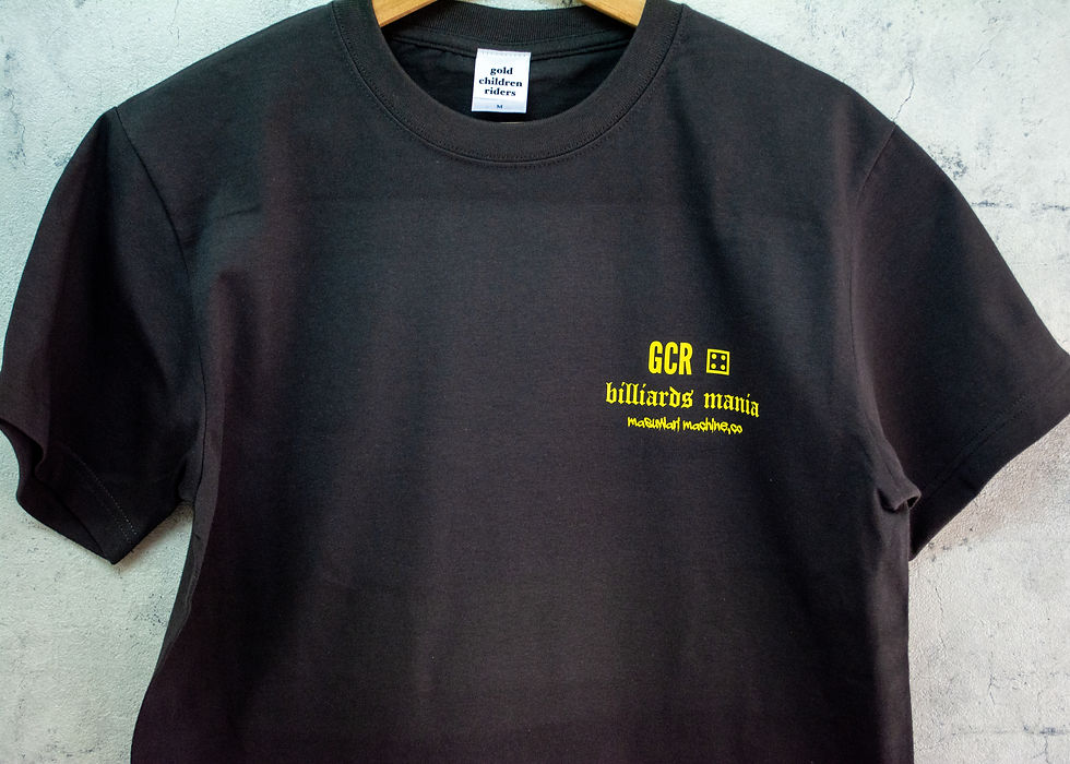 サムネイル： GCR Tシャツ　ブラック＆イエロー
