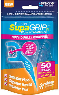 Individually sealed Piksters SupaGRIP 50pk