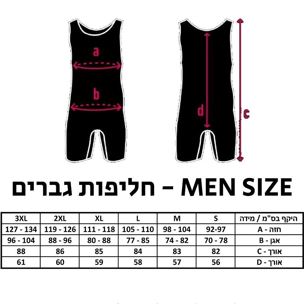 תמונה ממוזערת: מדידת חליפה להרמת משקולות