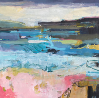 Spring Tides, modern landscape painting