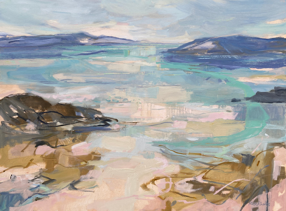 Landscapes, abstract landscapes, colourist, sea scape, Scottish art