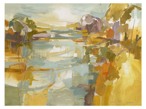 Contemporary art, messy expressionist, semi abstract, colourist, Kate Sporborg, Kate Rhodes, oil on canvas, atmospheric 