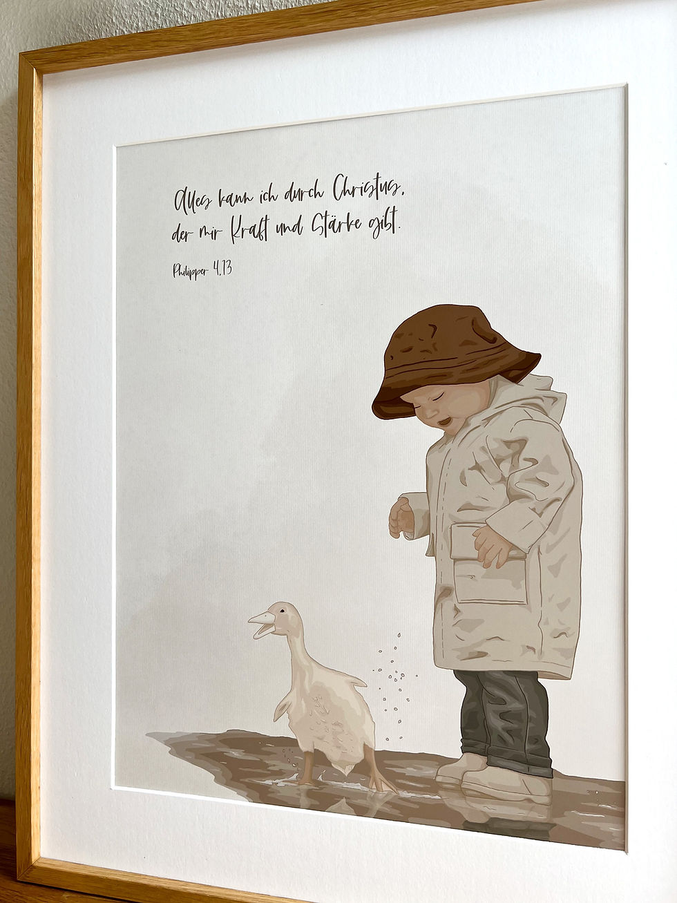 Miniaturbild: Poster | Junge mit Ente