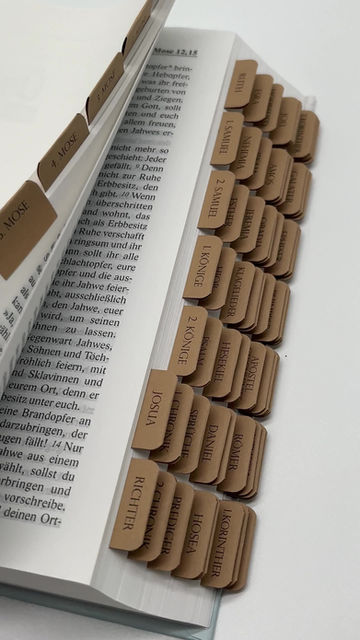 Miniaturbild: Bibelregister | Kraftpapier SIMPLE