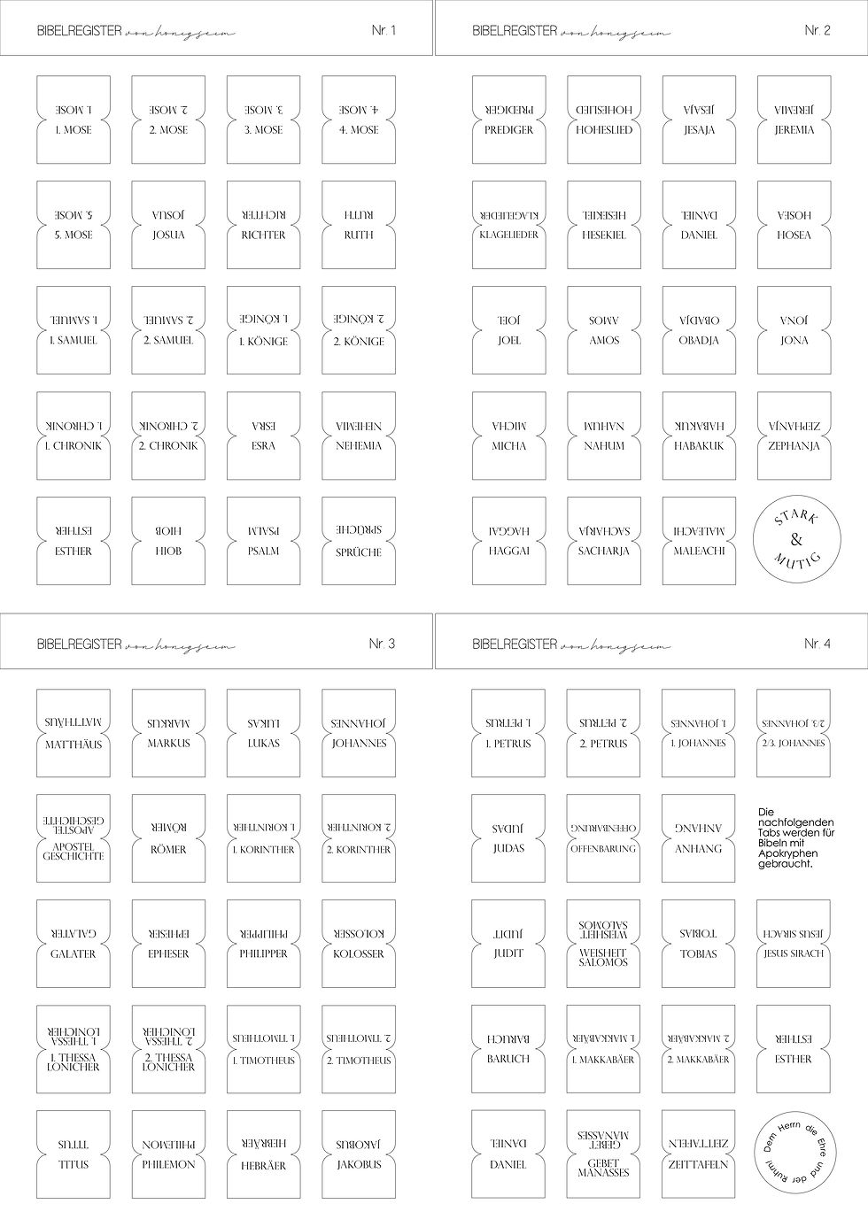 Miniaturbild: Bibelregister | Rosétöne