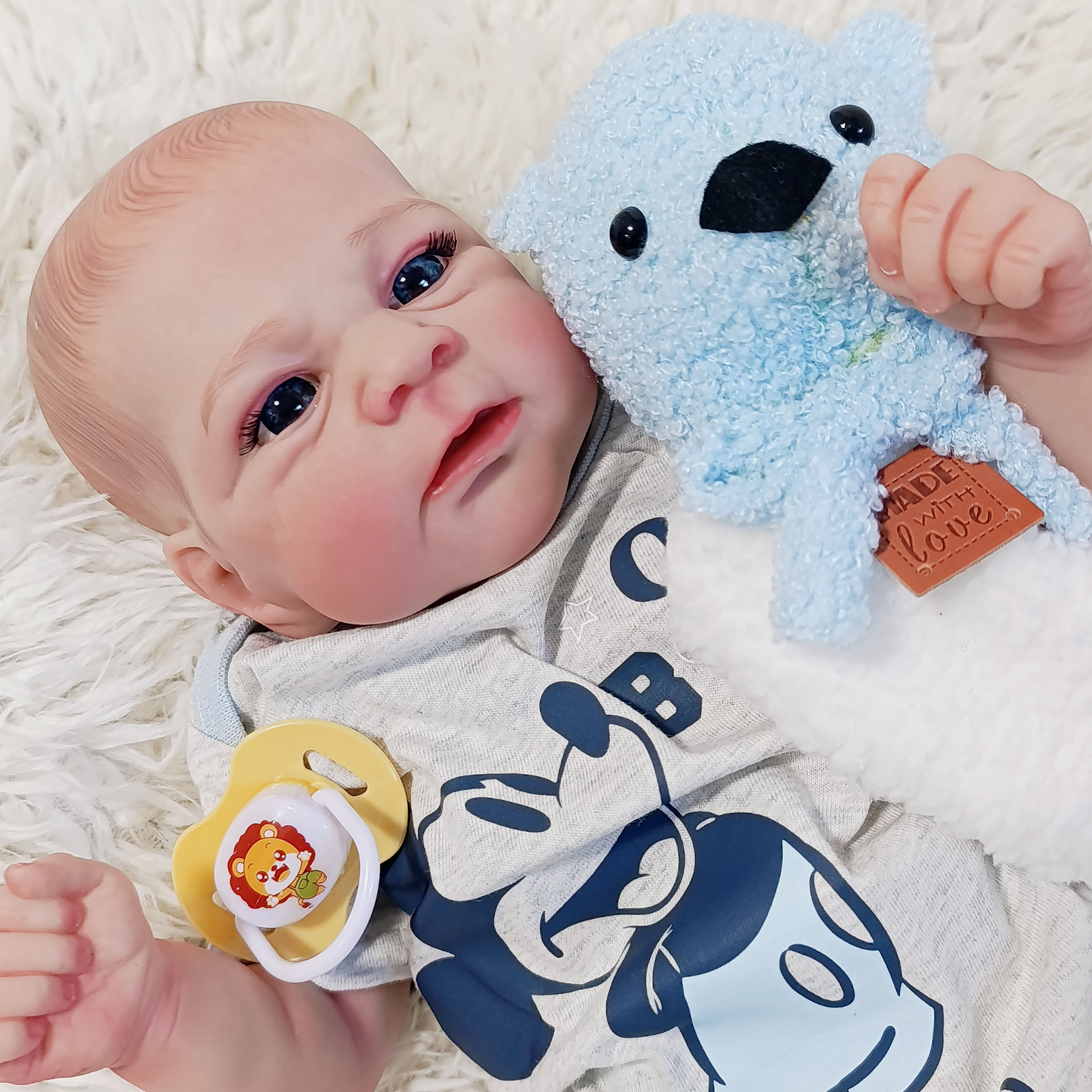 בובה תינוק בן אמיתי | אליהו 42 ס''מ