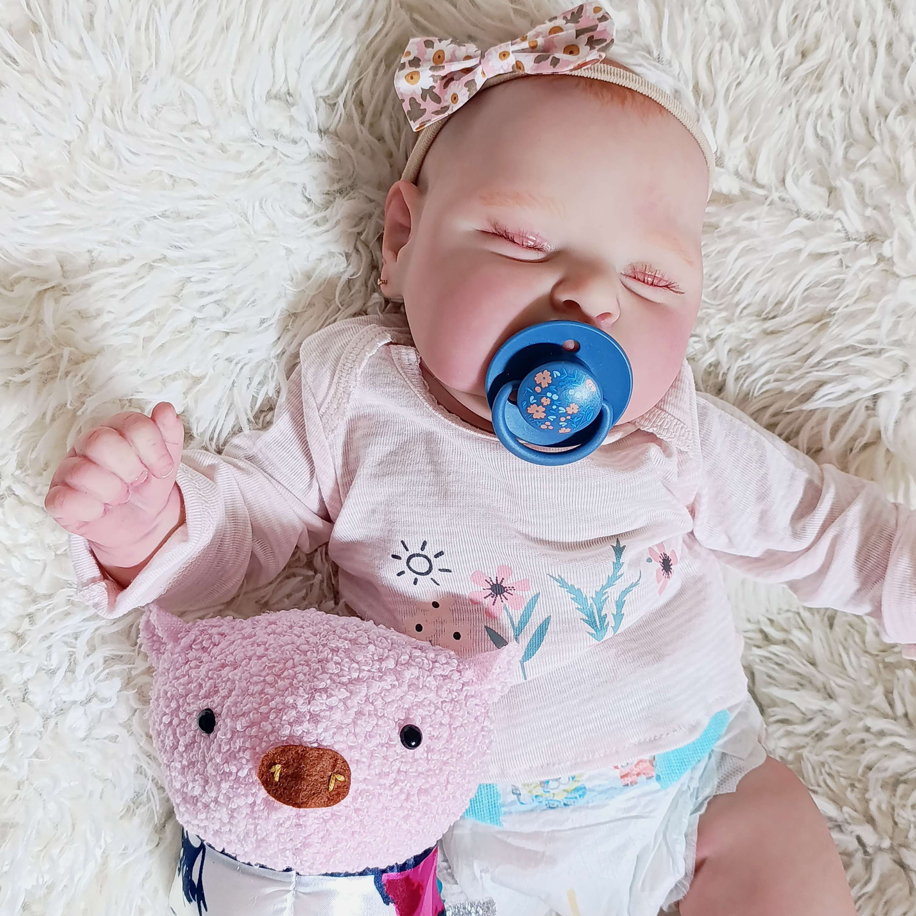 בובה ריבורן תינוק אמיתי סיליקון | גלי 48 ס'מ 