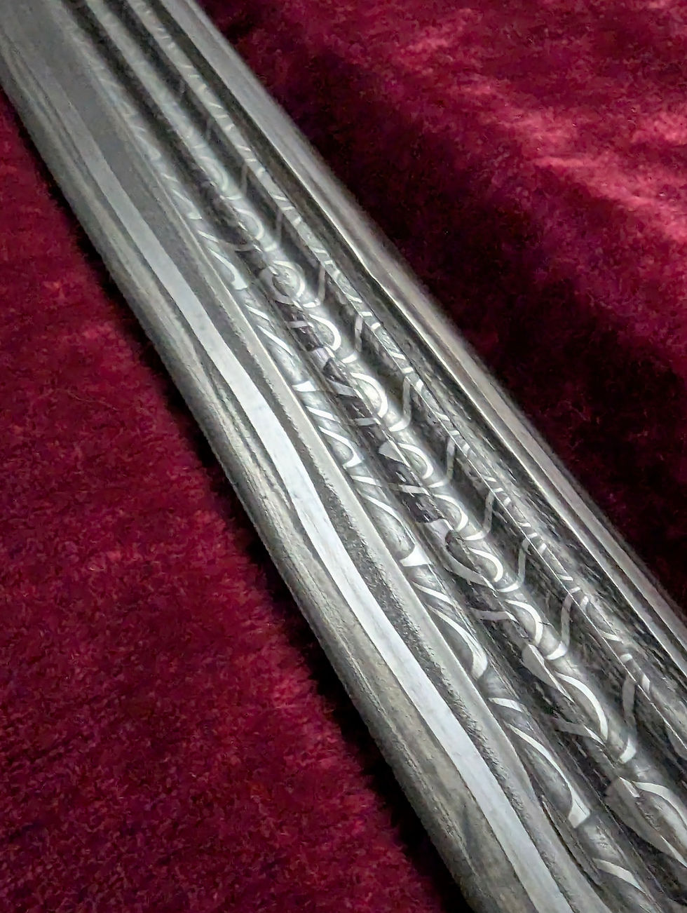 Thumbnail: Pattern Welded Basket Hilt Broadsword