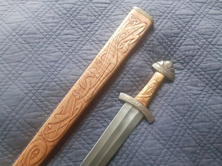 Viking age sword now complete