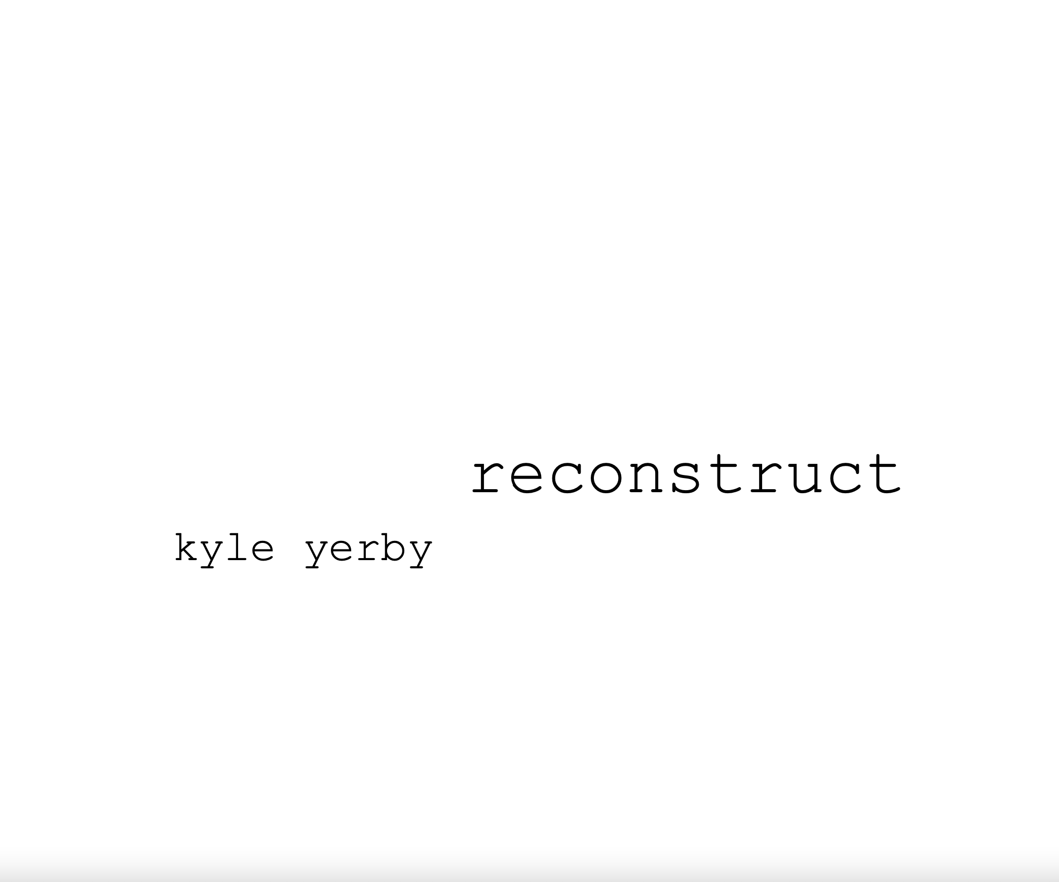 reconstruct STUDY SCORE