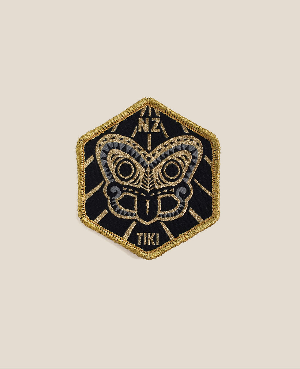 Iron-on Patch - Tiki Gold