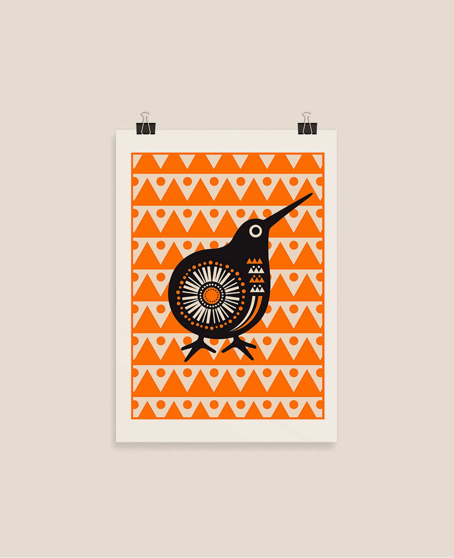 Art Print - Retro Kiwi